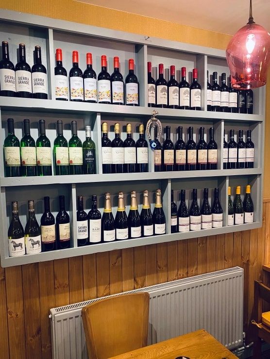 A selection of some of the fine wines available in our restaurant