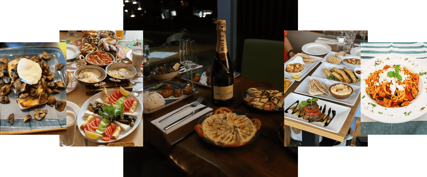 A range of delightful Turkish dishes served at Okka Restaurant